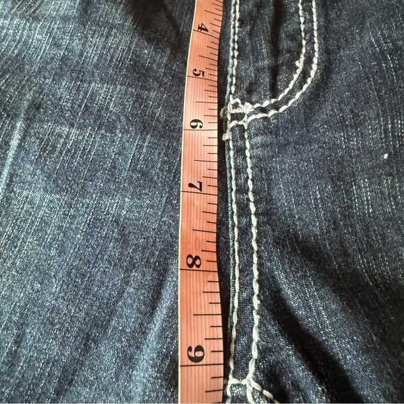 TRU LUXE✨ Women’s Mid-Rise Embellished Capri Jeans 💎🌟👡 Size 8 - Picture 13 of 15